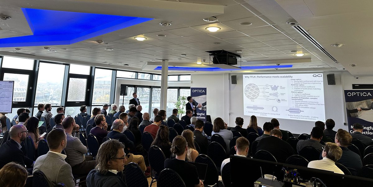 #ThrowbackThursday: QCi participated in the 2024 <a href="/OpticaWorldwide/">Optica</a> Quantum Industry Summit. 

QCi CTO, Yong Meng Sua, shared insights into QCi’s approach to practical and scalable quantum computing. 

Learn more about how QCi is putting photons to work at: bit.ly/41krJBF