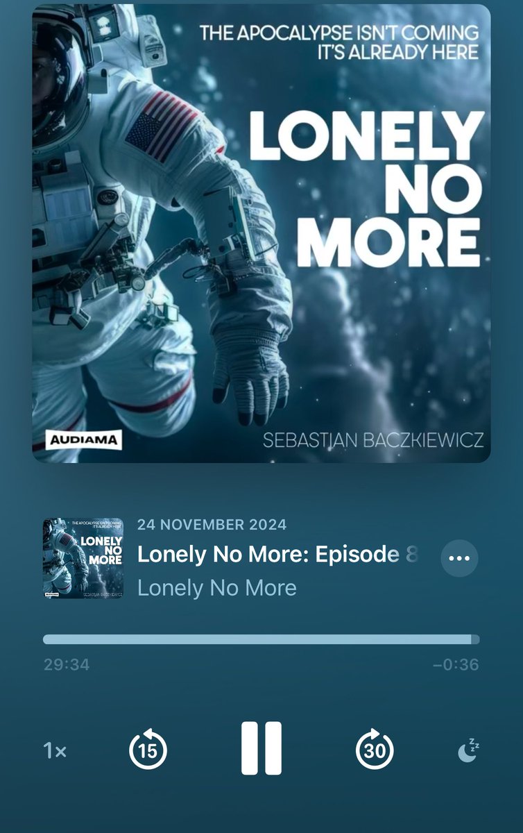 Leanne Allen (@ohleanneallen) on Twitter photo Just finished listening to Lonely No More, written by the brilliant <a href="/SebastinBaczki1/">Sebastian Baczkiewicz</a> and directed by <a href="/Jassicrea/">Jessica Dromgoole</a>. Make sure you hear it too, it’s a ride. So, so good! Find it on Apple Podcasts and various other platforms.
🧬 🧬 Just finished listening to Lonely No More, written by the brilliant <a href="/SebastinBaczki1/">Sebastian Baczkiewicz</a> and directed by <a href="/Jassicrea/">Jessica Dromgoole</a>. Make sure you hear it too, it’s a ride. So, so good! Find it on Apple Podcasts and various other platforms.
🧬 🧬