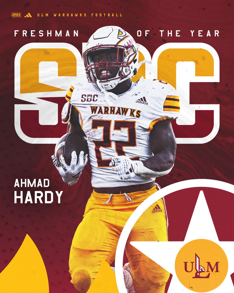 Your 2024 Sun Belt Freshman of the Year

🏆 𝗔𝗵𝗺𝗮𝗱 𝗛𝗮𝗿𝗱𝘆