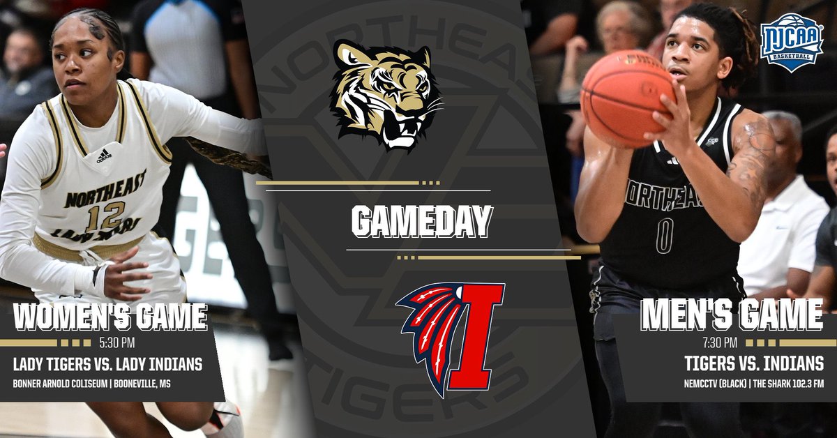 NEMCCTigers's tweet photo. BKB | #NEMCC welcomes its archrival for our first home games since before Thanksgiving. Help us #PACKtheBAC!

🆚 @LetsGoICC
📍 Bonner Arnold Coliseum (Booneville, MS)
🕰️ 5:30/7:30 pm
📺 https://t.co/yqqUIPTQ2S
⛹️‍♀️ https://t.co/wFdUkBLkOV
⛹️ https://t.co/weeDLLYTAd
🐯 #TigerTown https://t.co/vODfgDKw1q