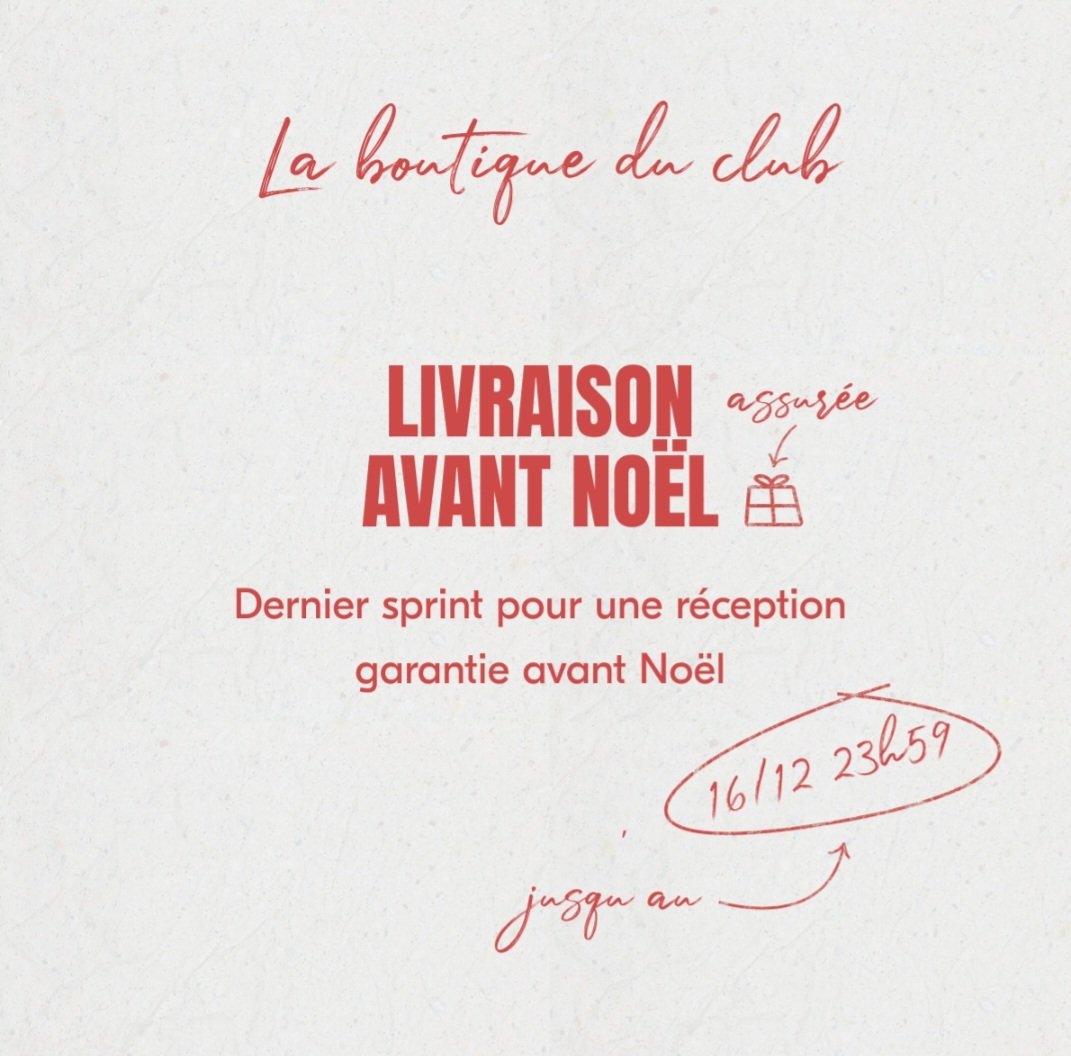 AspreuxFoot's tweet photo. LIVRAISON GARANTIE POUR NOËL
Licenciés, supporters, jusqu'au 16 décembre profitez de la livraison à domicile, (presque) sous le sapin, garantie avant Noël !

🔗 Lien de la boutique : https://t.co/HbB8ovA9Zd

❤️ Des produits Kipsta personnalisés avec le logo du club https://t.co/2A63OU0jpQ