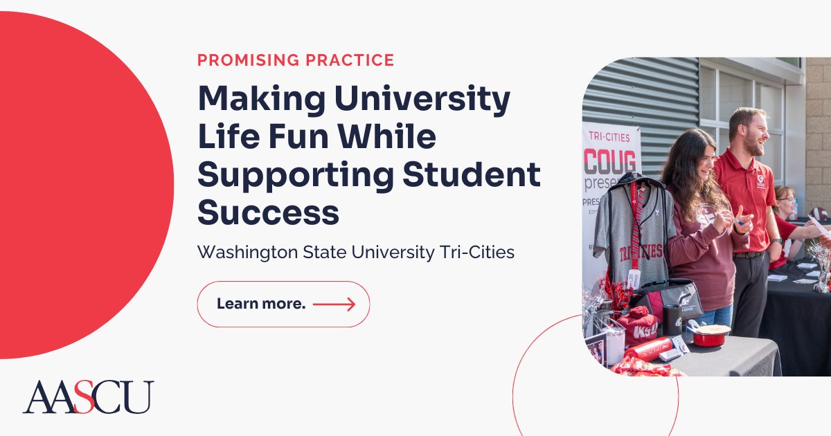 AASCU's tweet photo. #PromisingPracticeThursday
@WSUTriCities’ Presence Points program rewards students for co-curricular engagement, boosting academics, retention, and graduation rates. Students earn points, redeemable for swag!
Read more: https://t.co/t99vZwR20z
#HigherEd #AASCUTellingOurStory https://t.co/LZYZiuOljx