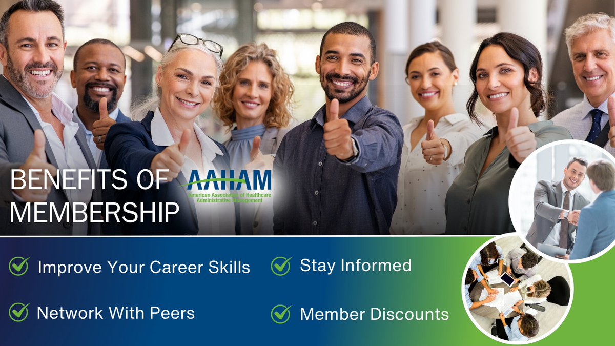 Become an AAHAM Member Today! 

An AAHAM Membership gives you the opportunity to join a local AAHAM chapter that keeps you up-to-date on the most recent developments in your area.

Learn more here: aaham.org/page/Membershi…