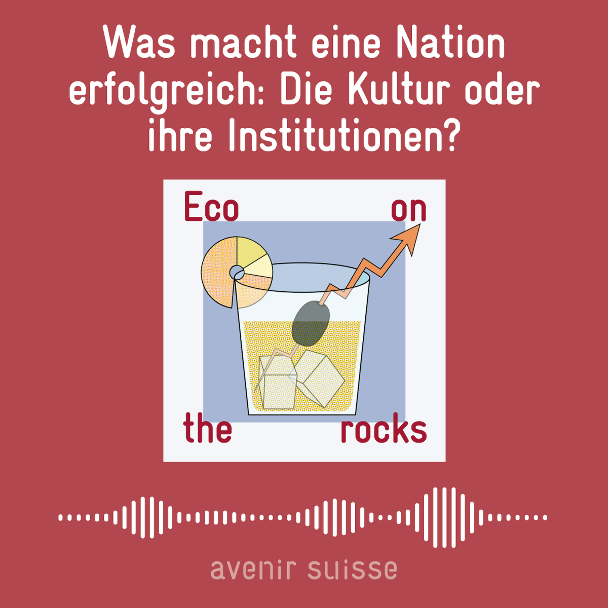 Avenir Suisse (@avenir_suisse) on Twitter photo Neue Folge #EcoontheRocks!🎙️
Warum florieren manche Staaten, während andere stagnieren oder gar scheitern?
Darüber diskutieren <a href="/pfi_nzz/">Peter A. Fischer</a>, <a href="/muellerjuerg/">Jürg Müller</a> und Simon Stocker.
Jetzt reinhören: avenir-suisse.ch/podcasts/#1155… Neue Folge #EcoontheRocks!🎙️
Warum florieren manche Staaten, während andere stagnieren oder gar scheitern?
Darüber diskutieren <a href="/pfi_nzz/">Peter A. Fischer</a>, <a href="/muellerjuerg/">Jürg Müller</a> und Simon Stocker.
Jetzt reinhören: avenir-suisse.ch/podcasts/#1155…