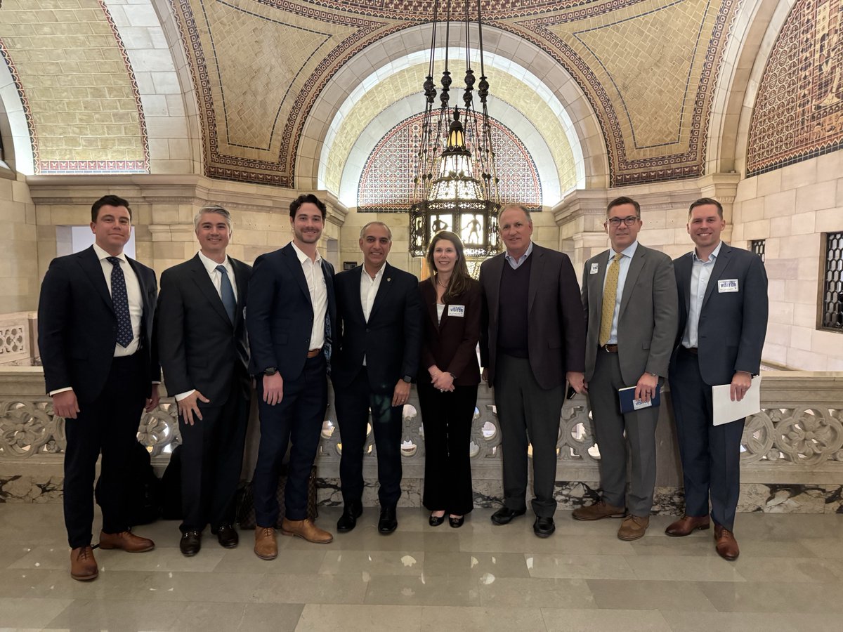 AHLA's tweet photo. Advocacy in action! 📣

AHLA’s Troy Flanagan and Jason Riederer, along with several AHLA members, met with #LosAngeles City Council members and the mayor's office to discuss the harmful effects the proposed changes to the Hotel Worker Minimum Wage Ordinance and Living Wage Ordinance would have on our industry.