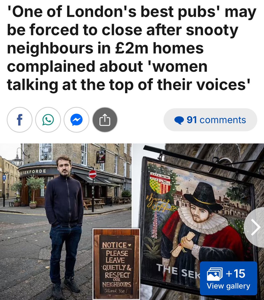 AaronBastani's tweet photo. If you move next to a pub, and then complain about the noise, and try and get said pub to close, you deserve to be sent to a re-education camp in the outer Hebrides for several months. https://t.co/kQnadFOtv4