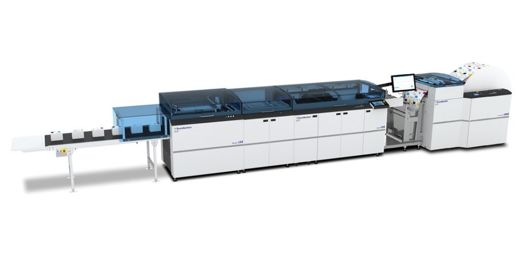 The #Hunkeler Generation 8 Roll-to-Cut/Stack solution converts a continuous web up to 22.5" wide into one or multiple offset stacks for downstream finishing. Add-ons like the WM8 Web Merger, LS8-30 Long Stacker, PST-52 Pile Stacker, and more help tailor the system for any need.