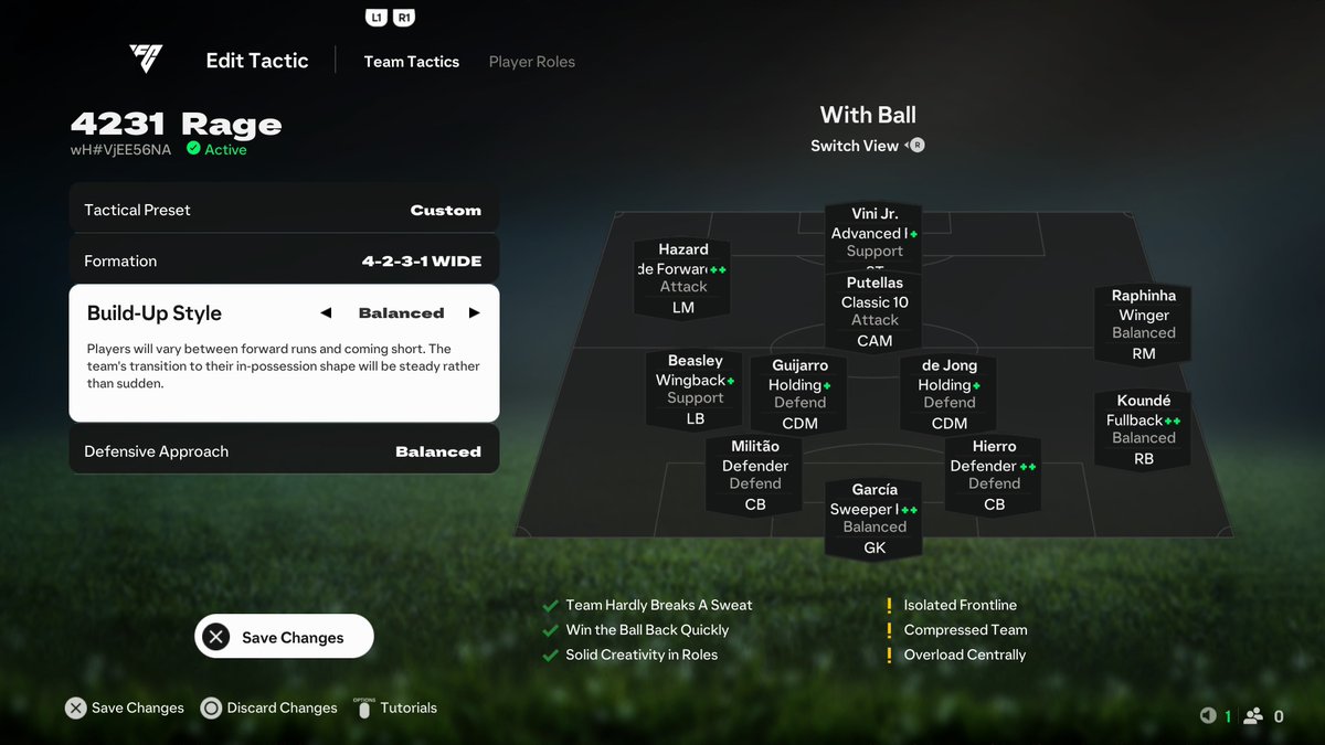 Quick_RageEAFC's tweet photo. 🚨  Brand new Meta  4231(2)  Tactics  🚨

Code:  wH#VjEE56NA  👈

*55 Depth

✅ FOCUS; Support had ST making great runs in open format
✅ Classic 10/ ATT works very well as an Att playmaker CF
✅ LM heavily involved, consistently darting in gaps
✅ LB WingBK/ Support…
🪡 Thread https://t.co/Ihgo3V0UrR