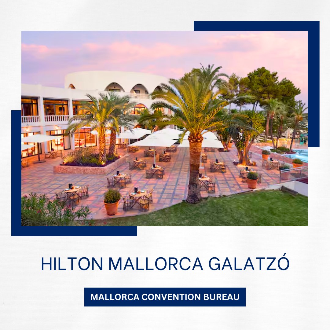 Ubicado a tan solo 20 minutos del aeropuerto de Palma, Hilton Mallorca Galatzo es el escenario ideal para eventos exclusivos. Situado sobre una colina con vistas inigualables, este hotel combina elegancia y funcionalidad en un ambiente que inspira creatividad.