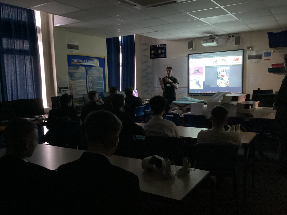 Y10 Design &amp; Technology VR training with <a href="/Meshtrainingltd/">Mesh Training Ltd</a> today! 🤩Learning how to use <a href="/gravitysketch/">Gravity Sketch</a> to design virtual trophies! Big thank you again to @SYCareersHub 🏆 <a href="/WalesHigh/">Wales High School</a> <a href="/waleshighnews/">Wales High News</a> Looking forward to linking this to higher education and careers in VR.