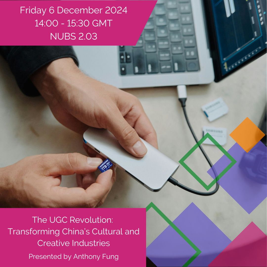 CreativePEC's tweet image. Thank you to all our speakers who took part in this semester’s Seminar Series events Simona Iammarino, Karol J Borowiecki, Trilce Navarrete.

We have one more seminar taking place tomorrow at @NCLBusiness welcoming Anthony Fung

6 December | 2pm (UK time) | NUBS 2.03