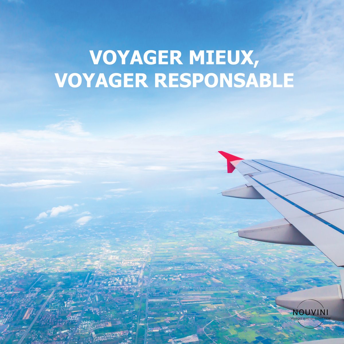🌍 Voyager mieux, voyager responsable

Chez Nouvini, le tourisme respectueux de l’environnement et des cultures locales est une priorité.

Une partie de nos bénéfices finance des initiatives locales.

Rejoignez-nous dans cette aventure : nouvini.com
#TourismeDurable