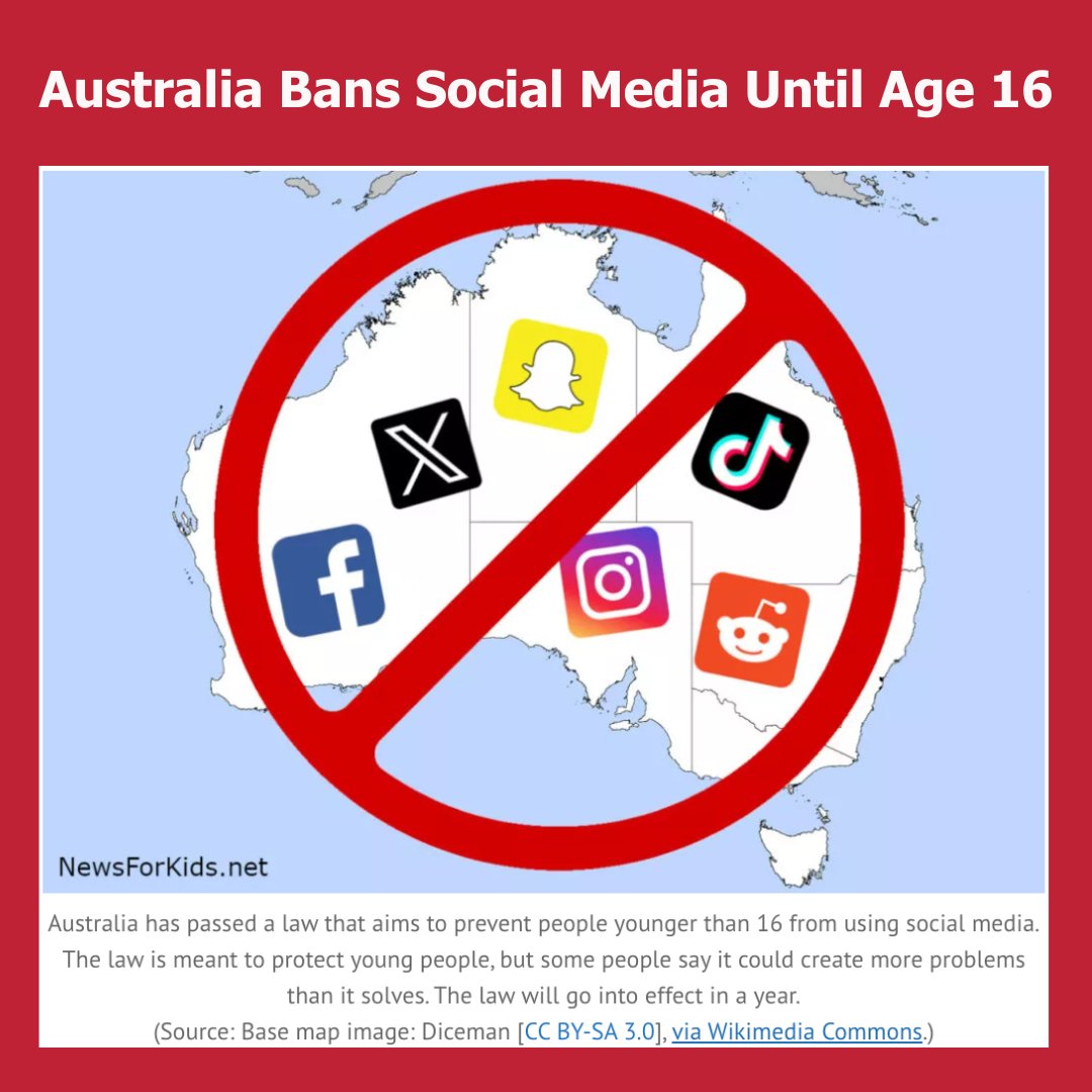 ReelAmericanHF's tweet photo. 🌐 Australia Passes Landmark Law! 🚫 Australia has become the 1st country to ban social media for children under 16, holding platforms accountable with fines for violations. Do you think the U.S. should follow? #ProtectOurKids  #CouncilOnPornReform https://t.co/qq4jrc173A