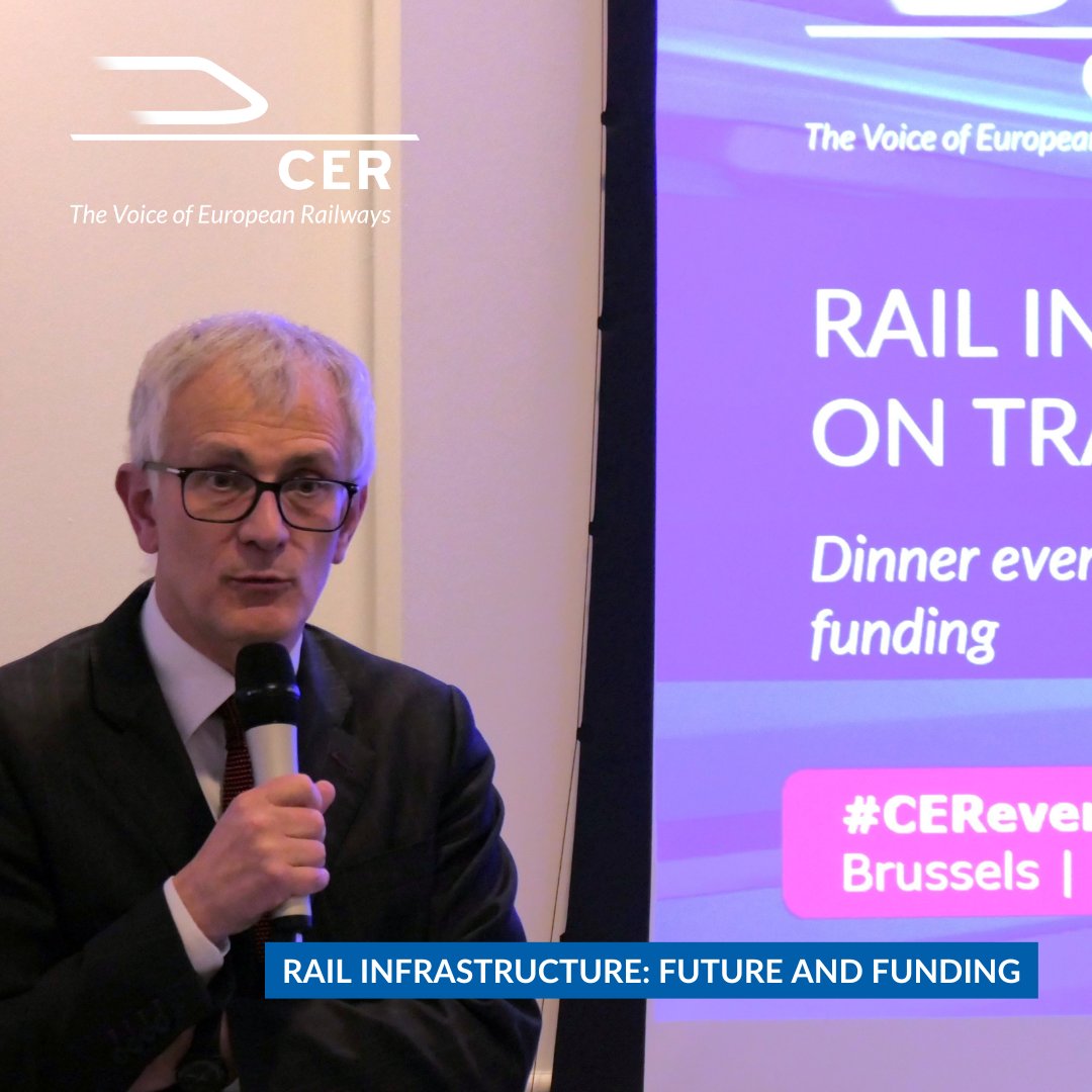 CER_railways's tweet image. 🔵As @EU_Commission starts reflecting on its proposal for next #MFF, CER organised an event on the future of rail and its funding:

👉Investment priorities
👉Take stock of current funding &amp;amp; financing experiences
👉Exchange on possible new avenues

#OnTrackForEurope #EUTransport