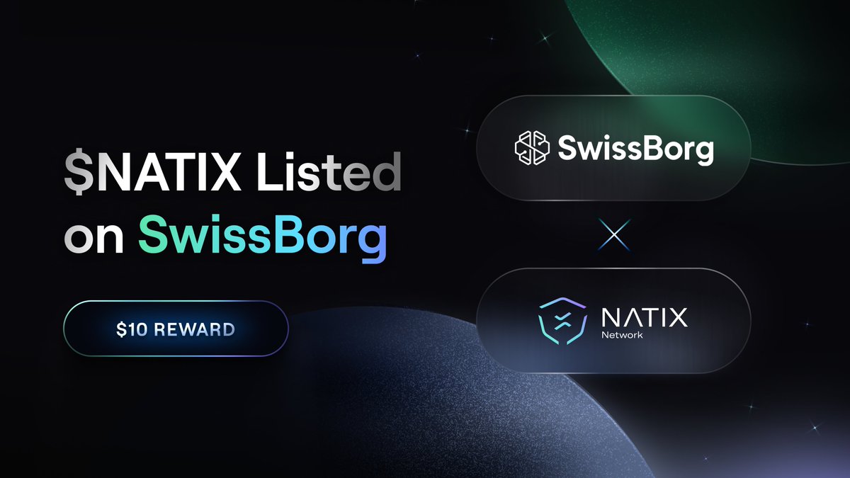 We’re delighted to announce our partnership with EU-based crypto platform <a href="/swissborg/">SwissBorg</a>! 

TL;DR
🟣SwissBorg now supports $NATIX token
🟣A simple on/off ramp and trade design
🟣Deep Solana integration
🟣10$ bonus to new NATIX SwissBorg users