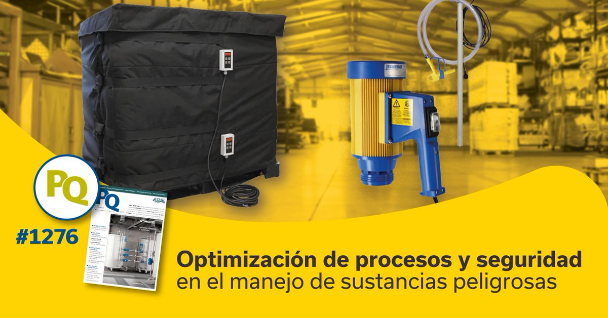 CONTEROL_es's tweet photo. 🔒 Nuestro artículo sobre Optimización de Procesos y Seguridad en el Manejo de Sustancias Peligrosas publicado en la revista PQ #1276🔝 
Encuéntralo en la página 54: https://t.co/GHJ0E6tuzD o léelo en nuestra web: https://t.co/Zf8qBokaLk https://t.co/KULrDEUbmv