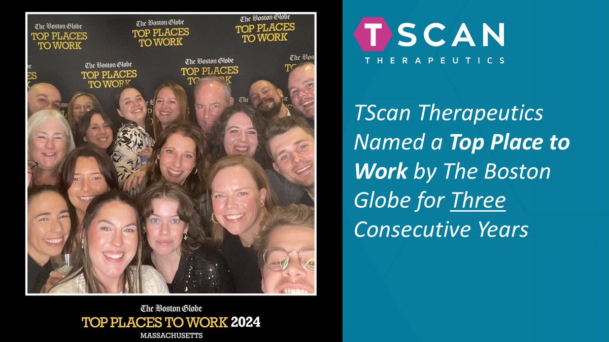 For the third year, we’re one of <a href="/BostonGlobe/">The Boston Globe</a>’s 2024 Top Places to Work! This achievement reflects our commitment to creating an inclusive environment and dedication to improving the lives of patients with #Cancer. Thank you to our team! bit.ly/49mdxKq