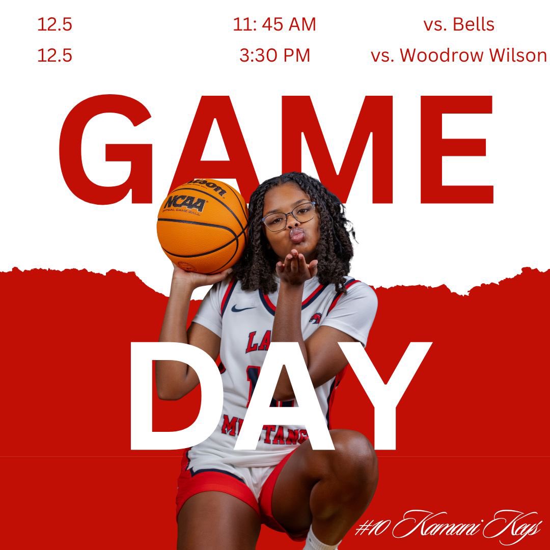 LHSWWomensHoops's tweet photo. IT’S GAME DAY!!! 🏀🔥 Lady Mustangs in Action at the Caddo Mills Tournament Dec. 5-7th! 

#playwithpassion #winwithpride #ponyup 🐴 https://t.co/HhBzUiJrZI