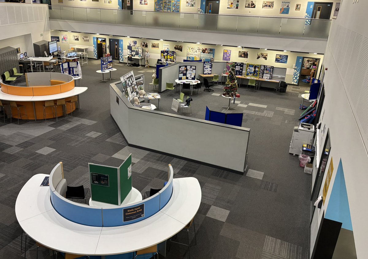 Almost ready. #sixthformopenevening #caldicotschool