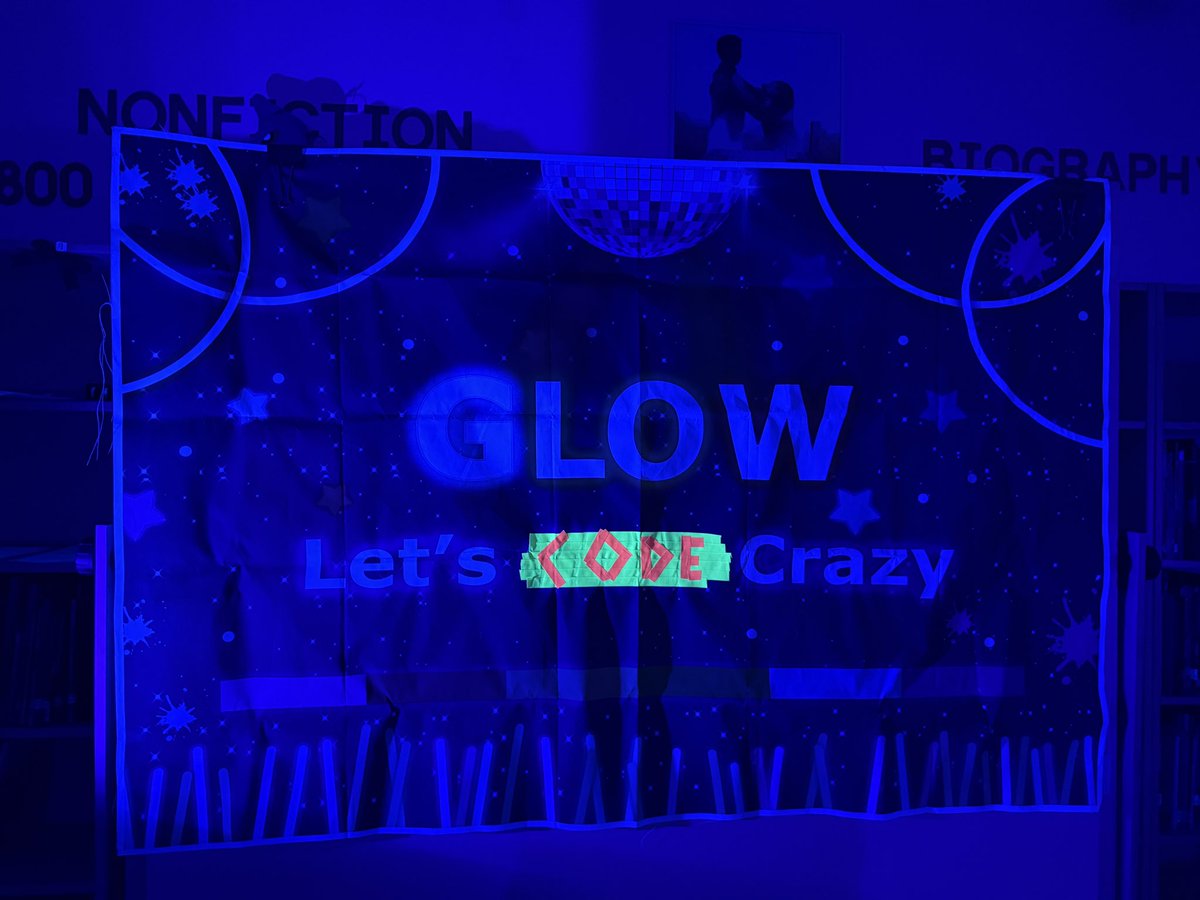 kefalastech's tweet photo. Coming to my class 12/5 to 12/11? Get ready for “Hour of Code, Let’s GLOW!” Kids even got “coding bracelets” to help them solve problems. @LindenPSTech @codeorg @CSTANewJersey https://t.co/HMcb9ekCQ5