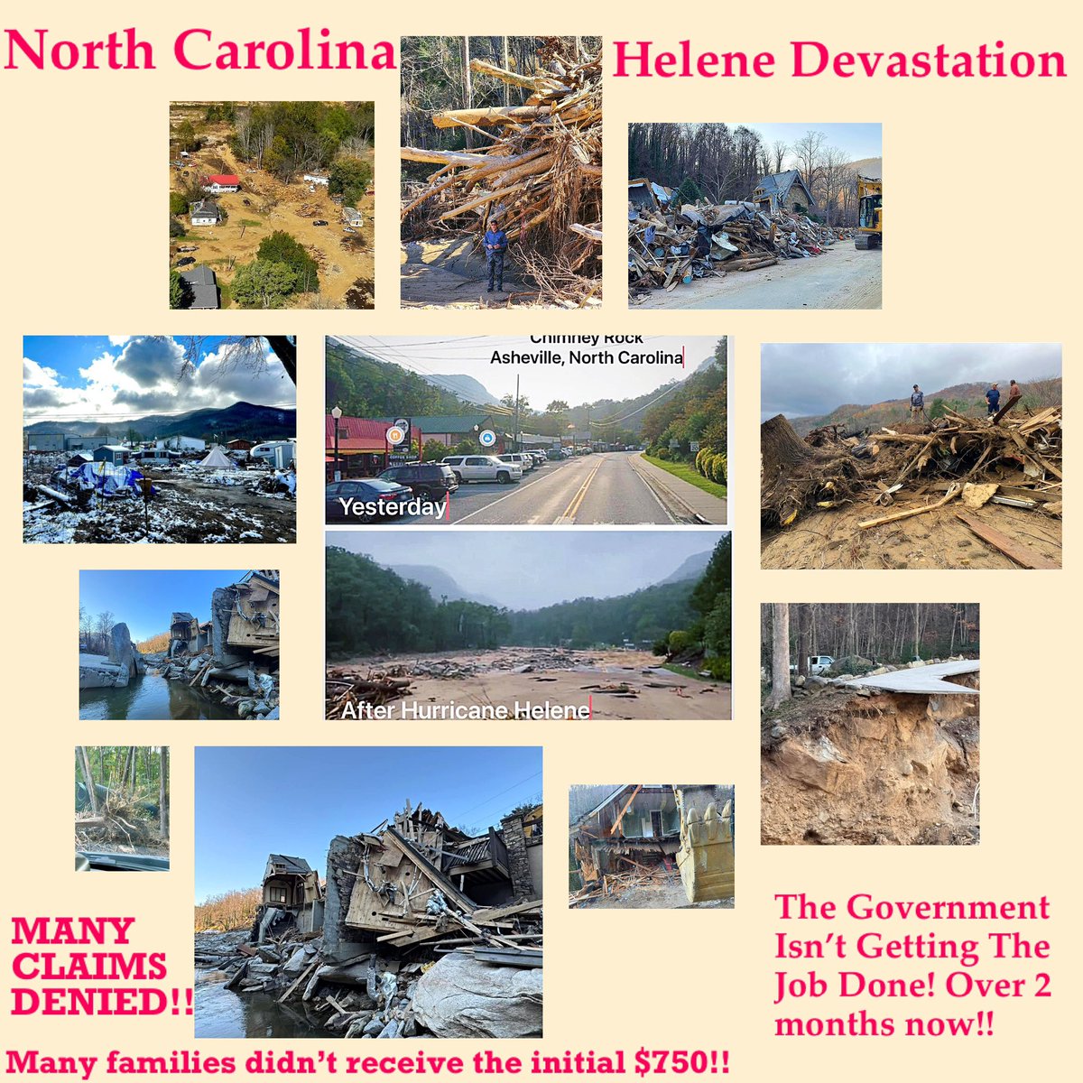 Tiffany34006057's tweet photo. Help North Carolina Please ππ
Homes & Cars Completely Gone! Entire Families Gone! Loved Ones Still MISSING! Roads destroyed! No work, No way to Pay bills! We need to ensure that donations actually get to these families! They need to rebuild! #Wnc #GoodThursday continued π»π»
#Harvard #Bitcoin