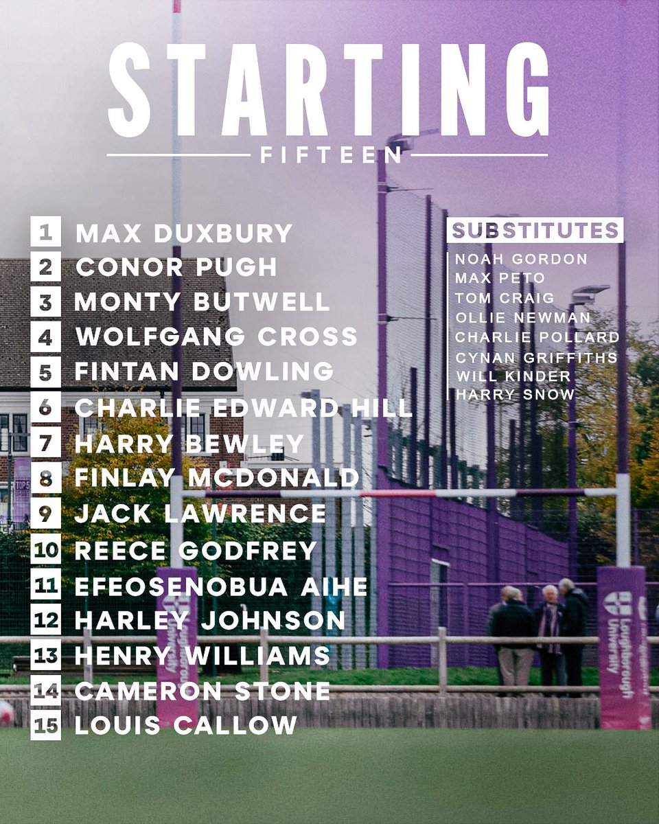 LboroRugby's tweet photo. Head down to the Rubber Crumb who’s Saturday to support our fresher team take on BGC Wales U18’s 🙌 https://t.co/GG9Km40OqE