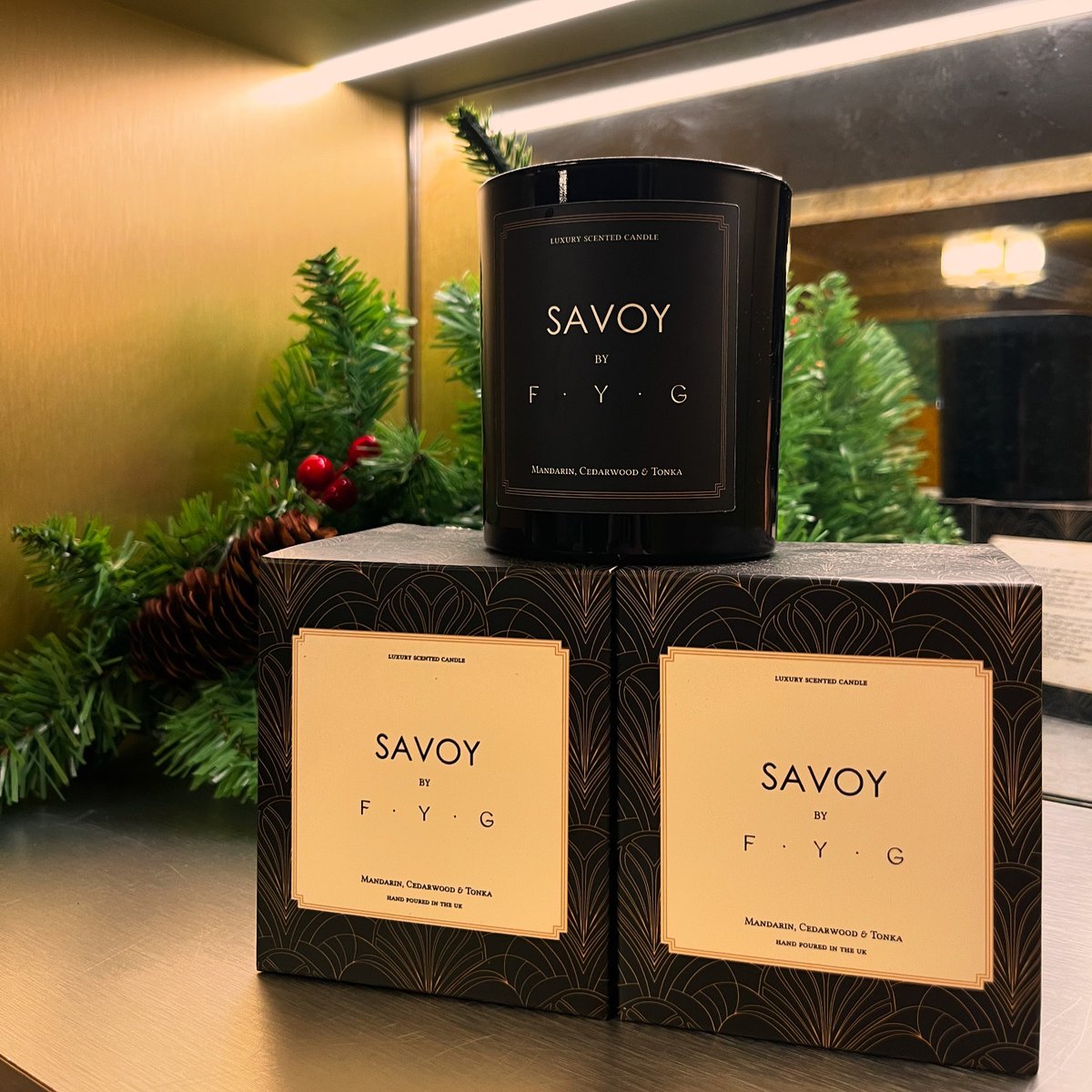 Need to find the perfect gift for a theatre loving friend? Then look no further than our gorgeous Savoy Theatre Candles made with the team at FYG with a warming Mandarin, Cedarwood and Tonka scent, you can't go wrong!
Available in theatre