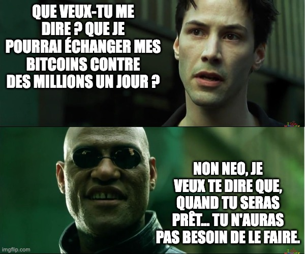 Le Bitcoin vient à nouveau d’entrer dans l’histoire en franchissant la barre des 100k$.

Un montant psychologique qui ne va sûrement pas manquer de faire réagir les médias. Attendez-vous donc à une myriade de poncifs autour de “Bitcoin n’est construit que sur du vent et il peut