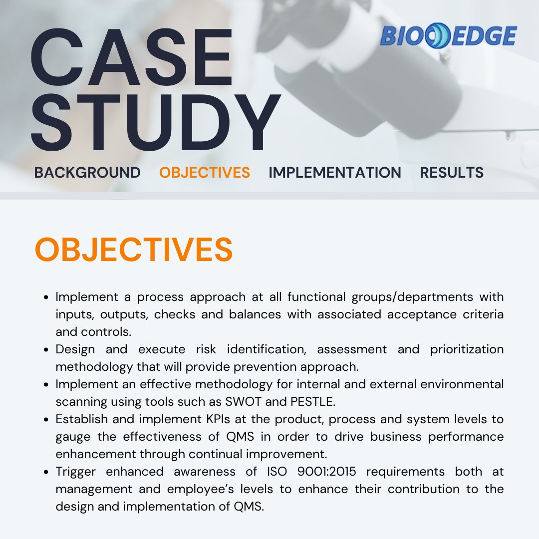 gojsainc's tweet image. 🌟 Success Story 🌟

Thanks to the expert work of Jack Sekhon &amp;amp; Associates, Bio-Edge achieved seamless ISO 9001:2015 certification and transformed its organizational culture and processes!