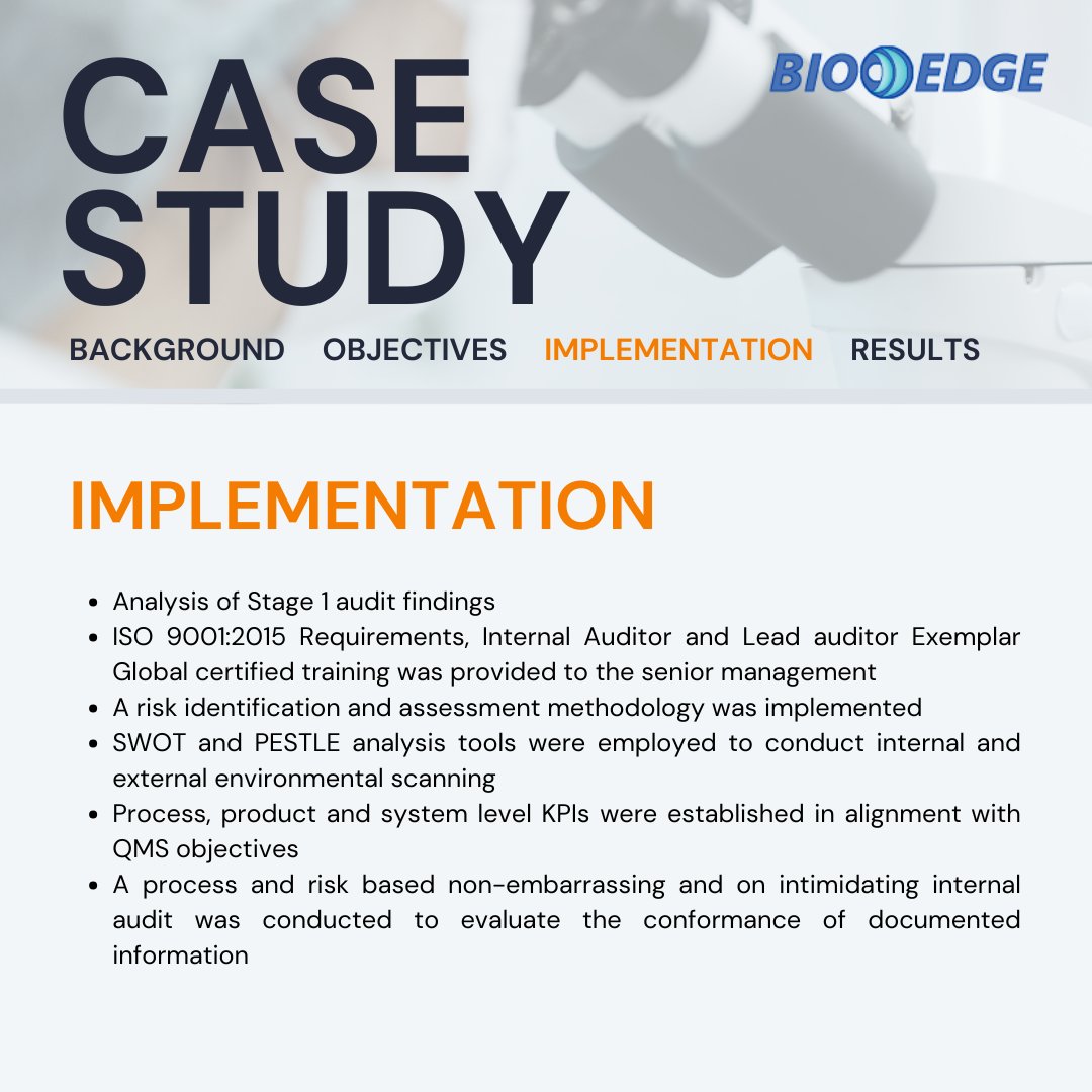 gojsainc's tweet image. 🌟 Success Story 🌟

Thanks to the expert work of Jack Sekhon &amp;amp; Associates, Bio-Edge achieved seamless ISO 9001:2015 certification and transformed its organizational culture and processes!