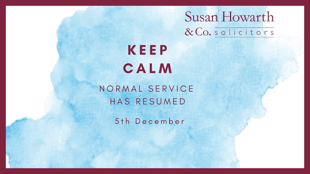 SusanHowarth_Co's tweet image. We're pleased to confirm our telephone system technical difficulties have now been resolved & normal service has resumed - we apologise for any inconvenience this may have caused and thank you for your patience.
#northwich #cheshire #technicalproblems #normalservicehasresumed