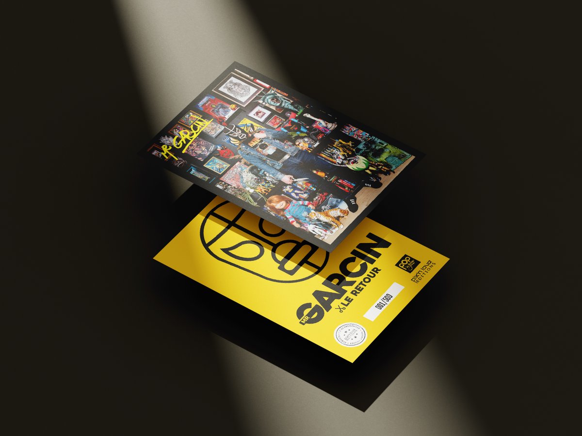 Pixnlove's tweet image. Préco ouverte ! ✂️ 

L'édition Collector du nouveau livre dédié à @Mr_Garcin est disponible. Cette version numérotée à 500 ex. comprend : 

👉 Un certificat signé par @Mr_Garcin 
👉 Une couverture cartonnée
👉 Un dos toilé avec marquage or

➡️ Infos : editionspixnlove.com