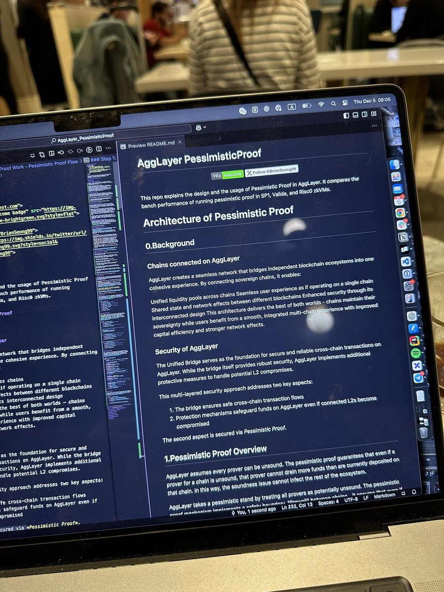 BrianSeong's tweet photo. Wrapping up the doc, more to share soon👀 #PessimisticProof https://t.co/WaY0C52GsR