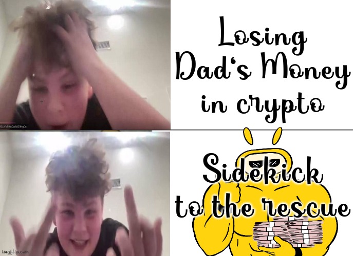 0xAstrokid69's tweet photo. You can always count on @Sidekick_Labs to come to your rescue 😂😂😂
#SidekickMeme #Kicker #SideFans https://t.co/3EIVIMVeIQ