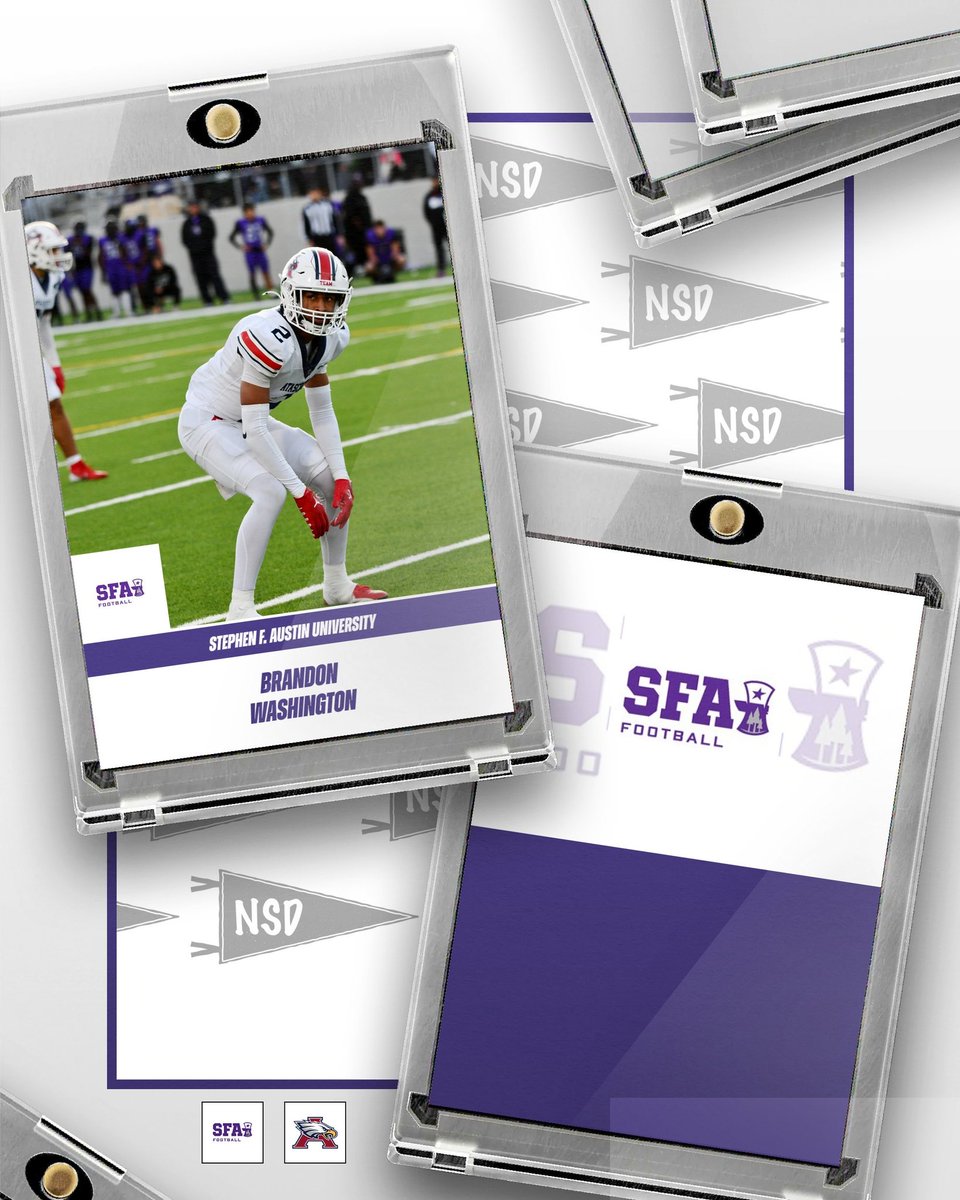 Atascocita High School Football (@ahseaglefb) on Twitter photo Congratulations to <a href="/Bwashington06/">Brandon Washington</a> on signing to <a href="/SFA_FBRecruit/">SFA Football Recruiting</a>
#ProtectTheTradition #RecruitThe🅰️ Congratulations to <a href="/Bwashington06/">Brandon Washington</a> on signing to <a href="/SFA_FBRecruit/">SFA Football Recruiting</a>
#ProtectTheTradition #RecruitThe🅰️