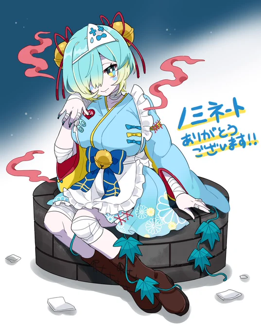 ちゃんとノミネートありがとうのカラー絵を描きたかったので改めてありがとうございますどうぞよろしくお願いします!#ヒーローデザインコンテスト5 