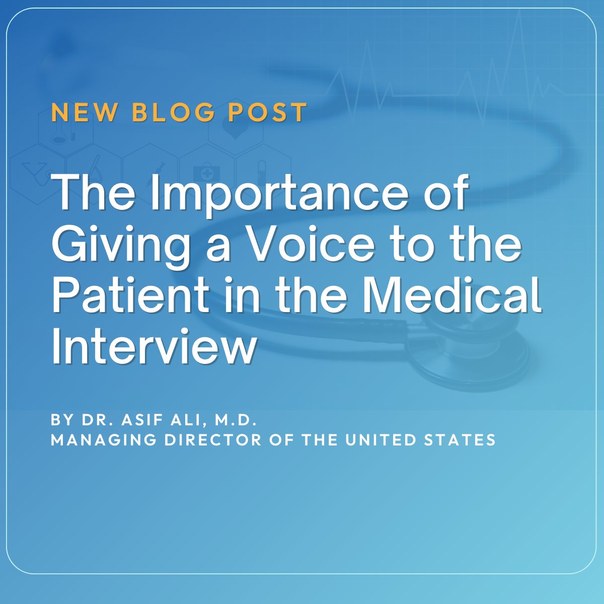 📢 New blog post alert! 

In an increasingly tech-driven world, one thing remains clear: the patient’s voice is central to effective healthcare. 

Read the full blog to learn how we can make healthcare more personal, efficient, and patient-centered. 

lnkd.in/gE2caT_w