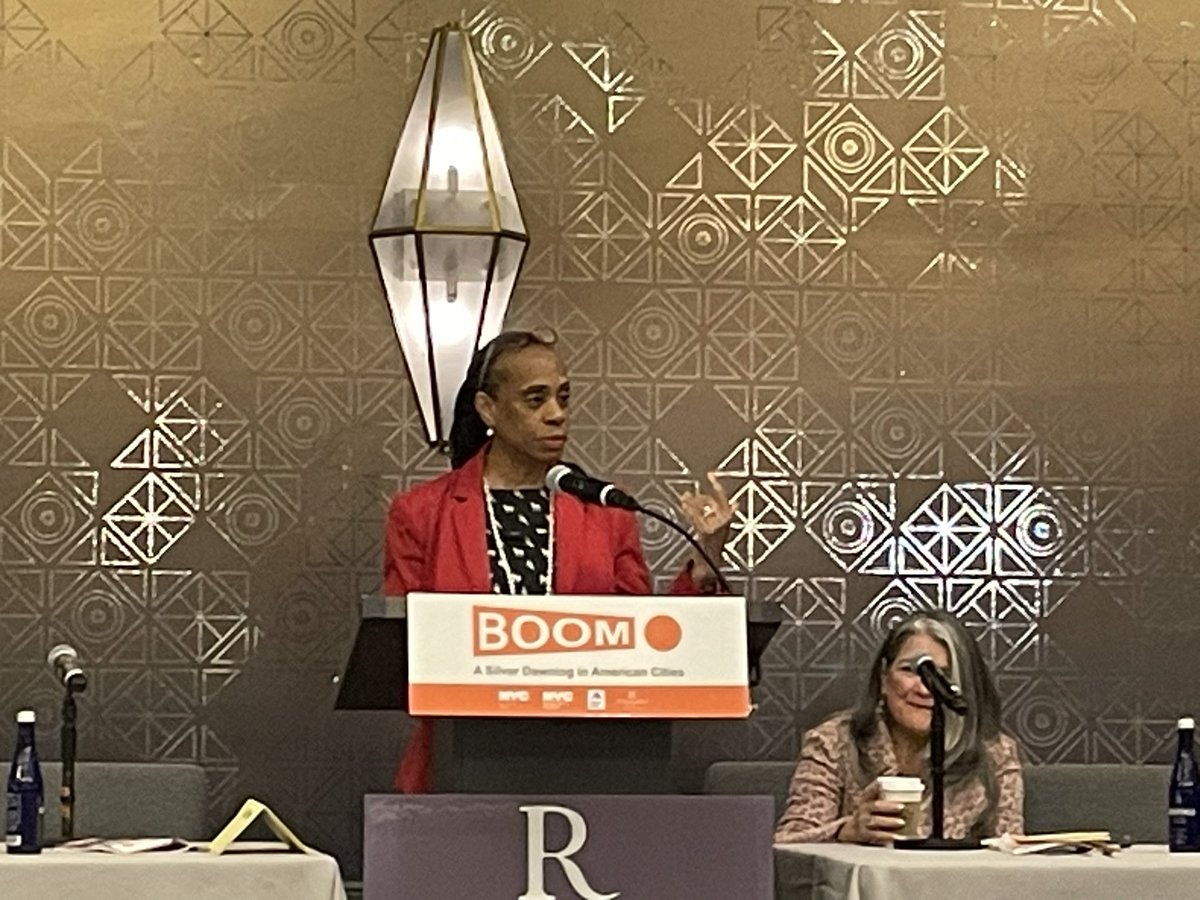 NYCAging's tweet photo. We have kicked off #BoomConference2024!! 🎉🎉
Over 200 attendees in the aging sector have come together to share best practices to support the growing number of older adults around the world.
Don’t hesitate to join the conversation online! #NYCAging https://t.co/WmNKQm5opr