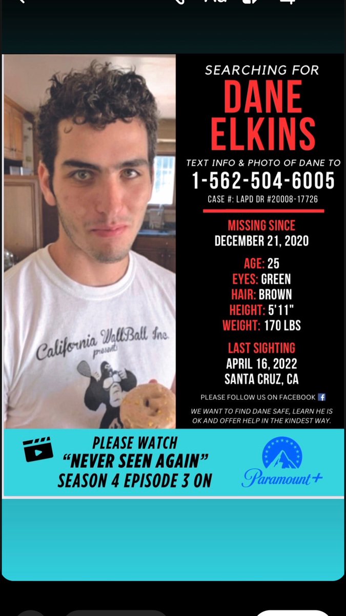 FindDaneElkins's tweet photo. HEARTBREAKING, My kind son #DaneElkins has been #Missing 4 Years this month. His Story will be live next week on @NewsNation with @MarniHughesTV please repost! Hot spots #cali #oregon #usa https://t.co/J3bmKyx5vF