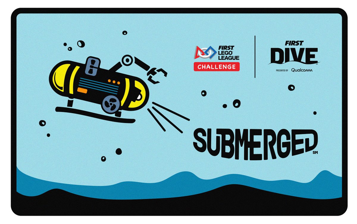 firstlegoleague's tweet photo. Attention Challenge teams 📣 A new #SUBMERGED Challenge Update &amp; Clarification has been posted! Review it here: https://t.co/iVjywjAmZ3 https://t.co/MvXbUvgkGS