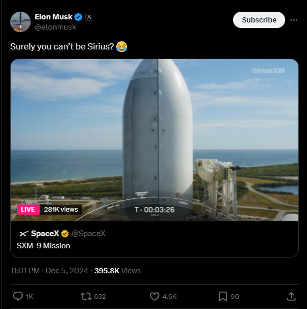 gem_detecter's tweet photo. Elon Musk is calling $SIRIUS

Watch the chart! https://t.co/ohx3C64dhc