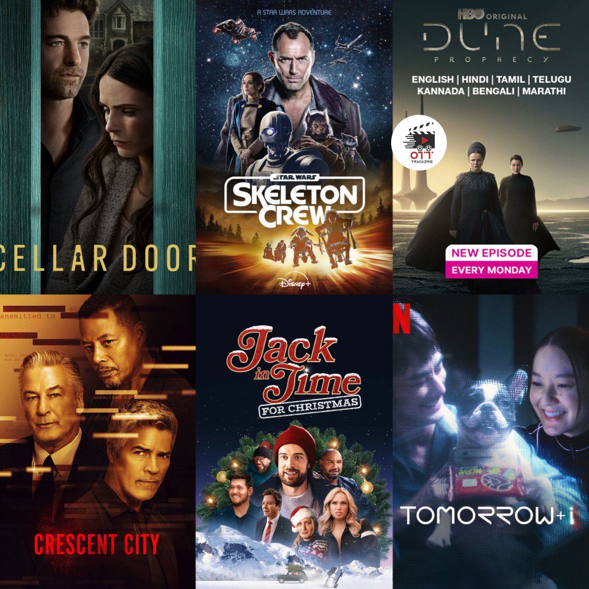 NaFaUpSpo's tweet photo. #OTT #movies Dec 6th wk
#Netflix
#Amaran T
#Jigra H
#Mary E
#Kneecap E
#VickyVidyaKaWohWalaVideo H
#HeartbreakMotel Indo
#Primevideo
#Sir T
#Matka Tel
#Agni H
#Smile2 E
#CrescentCity E
#TheRedVirgin Spa
#JioCinema
#Longing E
#AppleTV+
#Juror2 E
#SimplySouth
#Murphy K https://t.co/D4yC3E1wLj