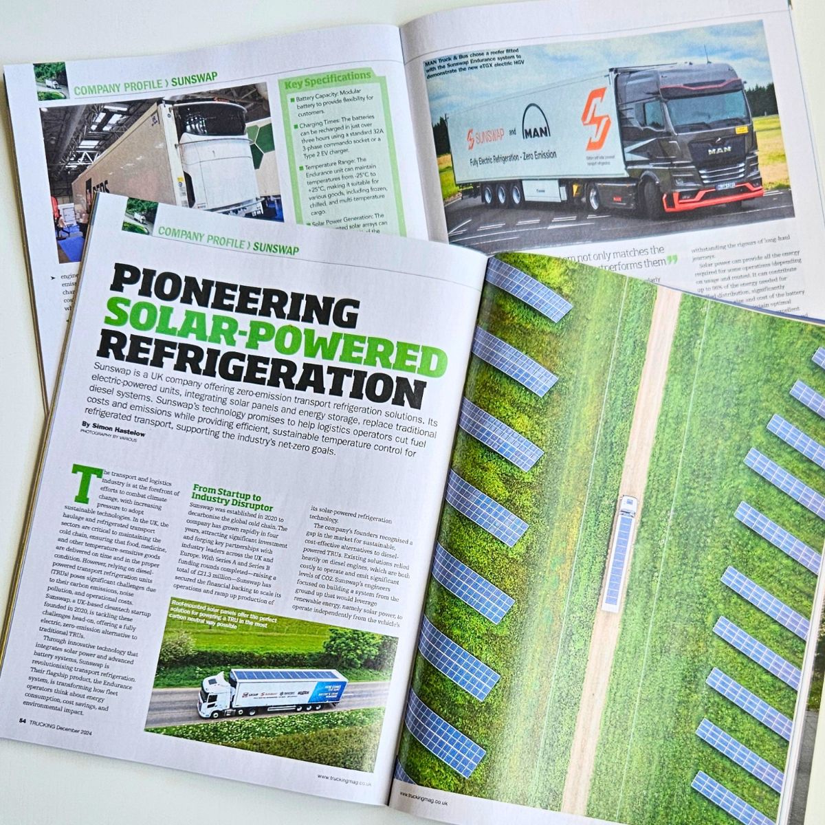 Sunswap - elec (@sunswapltd) on Twitter photo Sunswap features prominently in this month's <a href="/truckingmag/">truckingmag</a>, with an in-depth six-page spread exploring our journey in sustainable transport refrigeration. Sunswap features prominently in this month's <a href="/truckingmag/">truckingmag</a>, with an in-depth six-page spread exploring our journey in sustainable transport refrigeration.