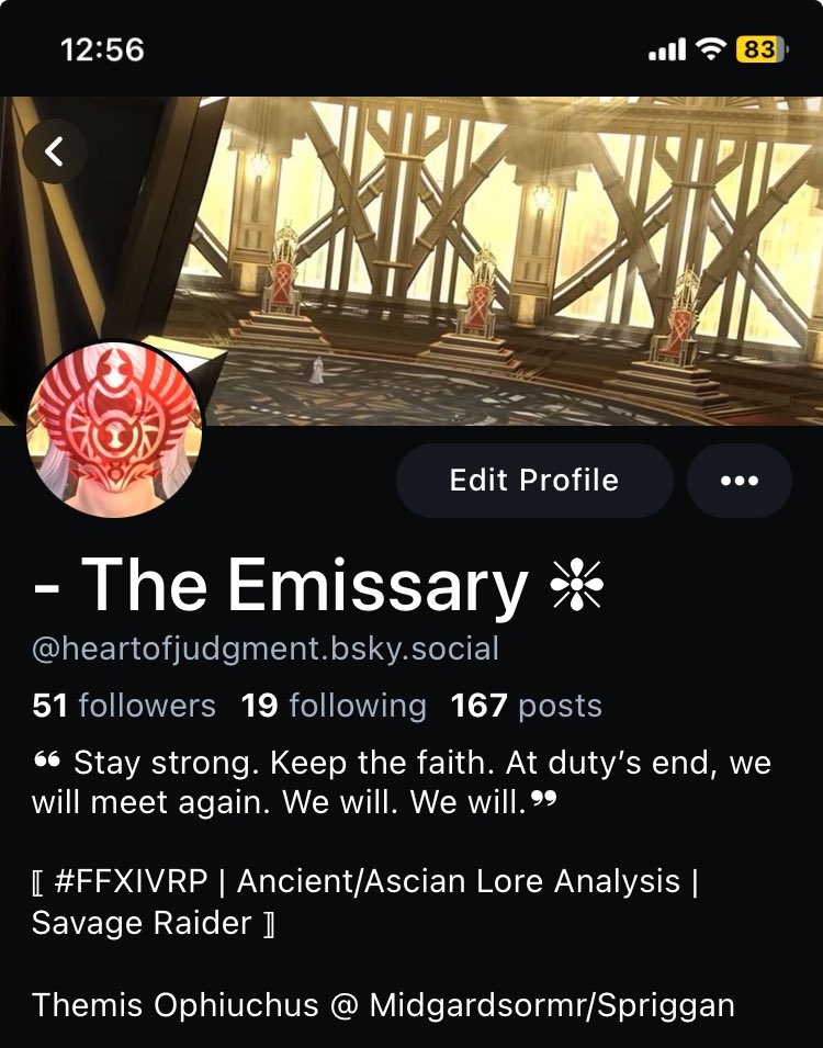 //he’s here too, trying to be more active there