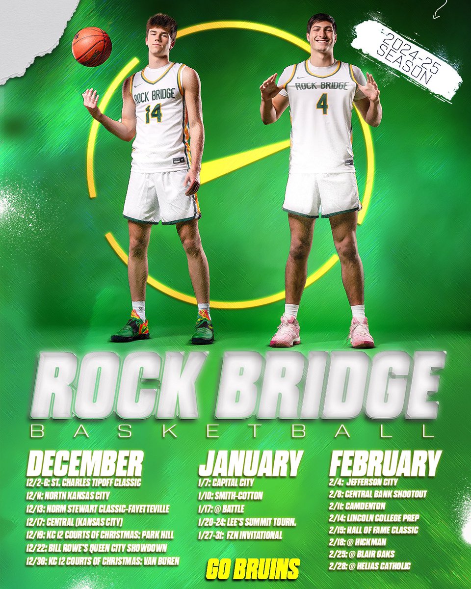 RockbridgeBBB's tweet image. Updated 2024/25 game schedule for the guys on the #Southside
Hope to see you there!
#STEADY