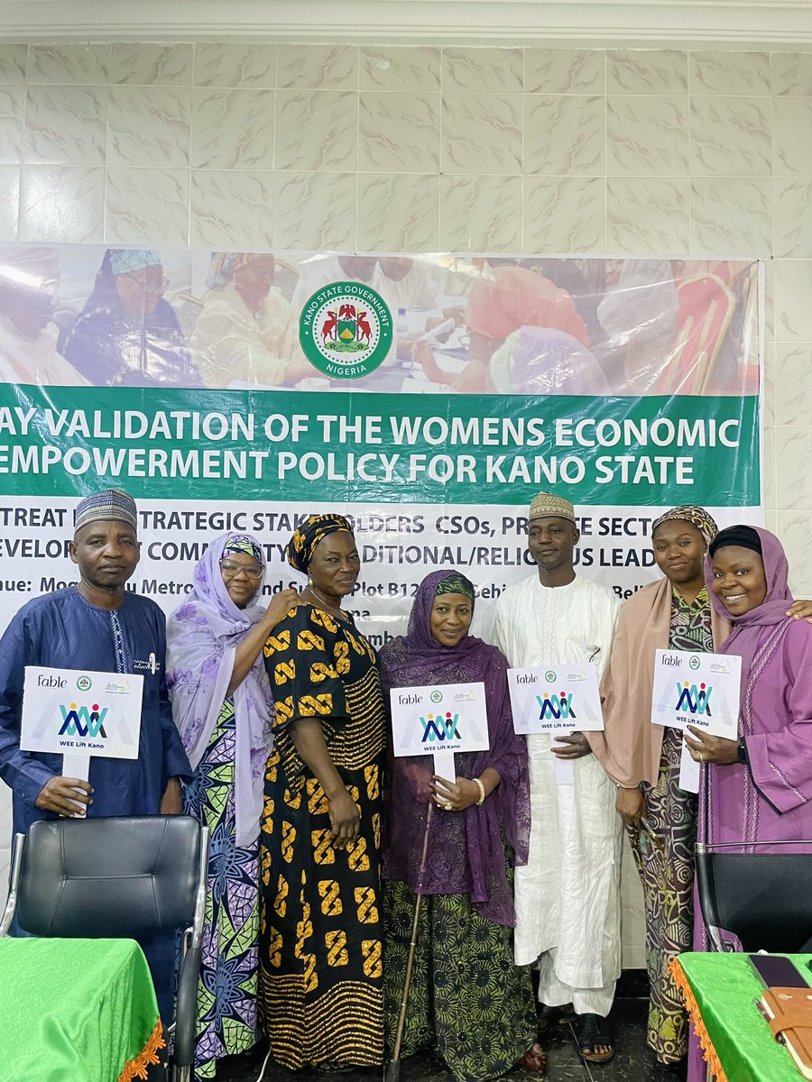 weeliftkano's tweet photo. More group photos to celebrate collaboration, unity, and the shared commitment to driving women’s economic empowerment in Kano. 📸💜 #WEEliftKano #WomenEconomicEmpowerment https://t.co/u2dIXj6byQ