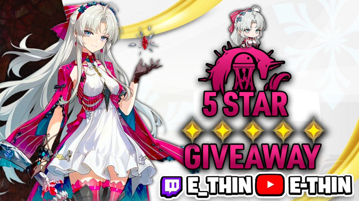 E_thin852's tweet image. 💰WUTHERING WAVES 5 STAR GIVEAWAY💰
I am giving away a GARUNTEED LIMITED 5 star (whichever 5 star is on banner)  ON WUWA 2.0!

♻️Rules♻️
🎯 Follow on Twitter
🎯 LIKE &amp;amp; RETWEET
🎯 Post a pic of following on my YouTube &amp;amp; Twitch

I'll be pulling on your account until YOU get the 5…
