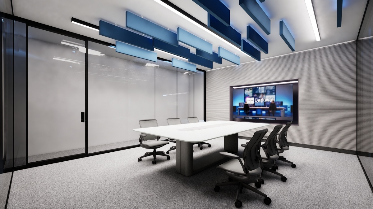 Gesabgroup's tweet image. Working in a control room requires constant concentration so correct management of sound reverberation is essential. Learn in this article the impact of sound or  benefits of acoustic comfort eu1.hubs.ly/H0fb9H20
#controlroomdesign #architecture #sound