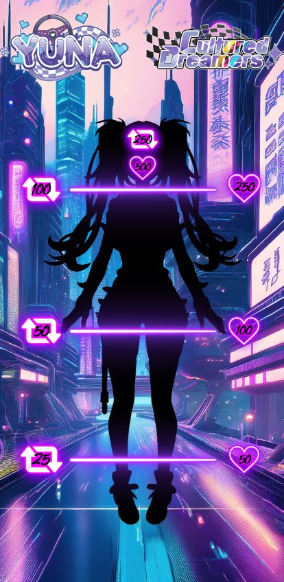 👀 what? Yuna is evolving!!! 👀
thats right, it’s timeee!! this race queen is getting a FULL MODEL + upgrades!!
i absolutely can not wait to share my makeover with the world! 
📣🏁📣 will you spread the news? 📣🏁📣

#vtuber #ENVtuber #VtuberDebut #racequeen