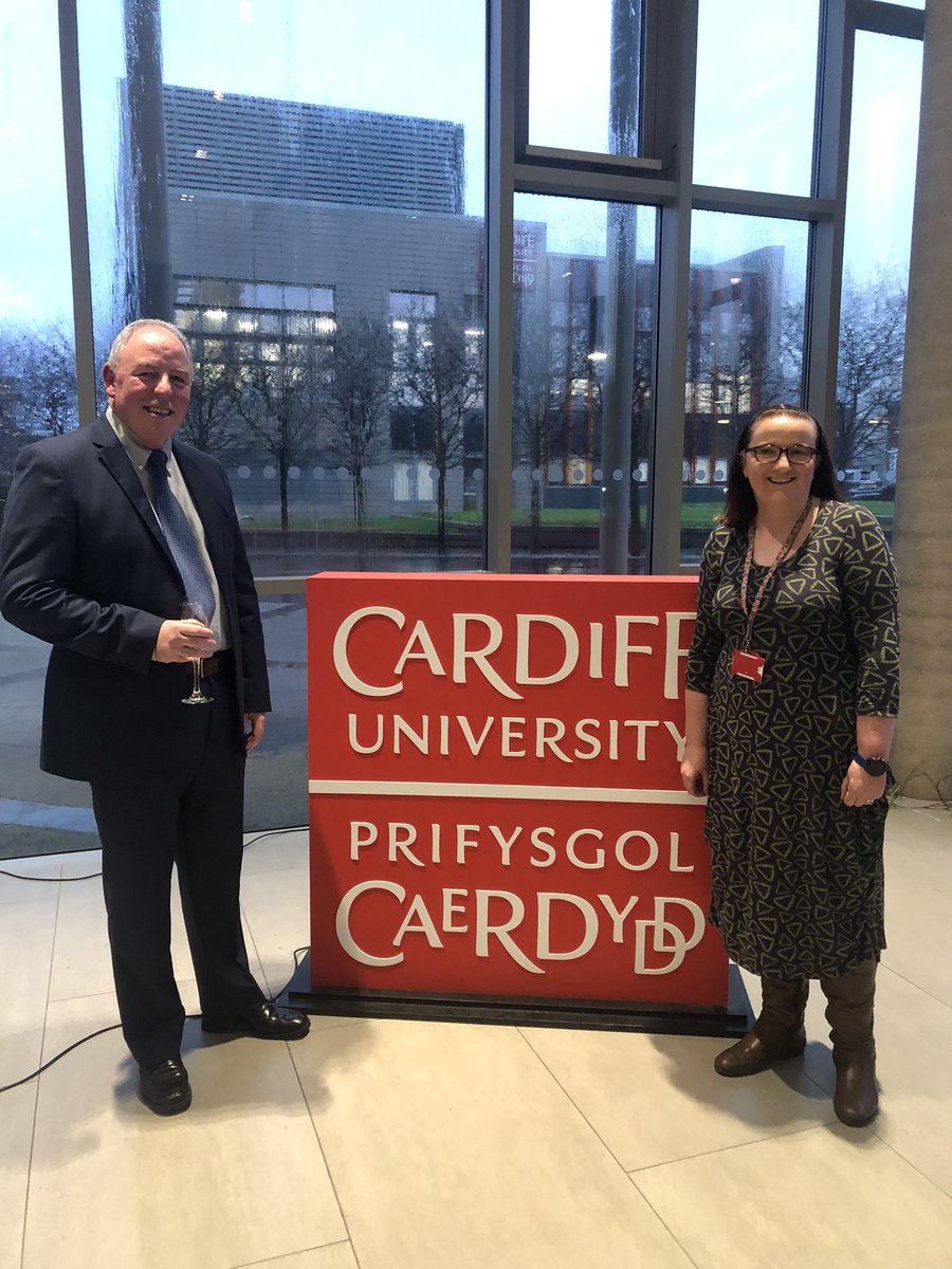MrsDeborahE's tweet image. Celebrating 25 years of service @CUHealthSci @cardiffuni with @mcneepete